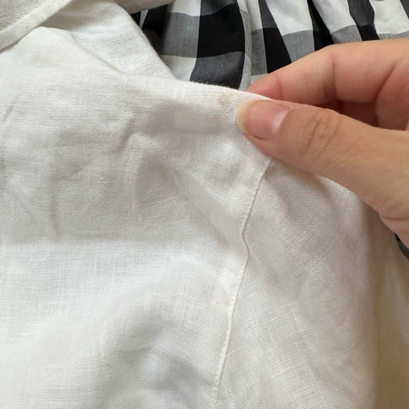 Studio Works button up women’s size small linen minimalist - Picture 4 of 4